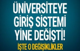 Yeni üniversiteye giriş sistemi yine değişti!...