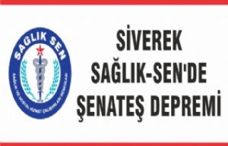 SAĞLIK-SEN'DE ŞENATEŞ DEPREMİ