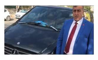 CHP İl Başkanı Budak'ın makam aracına kalaşnikof mermisi bırakıldı
