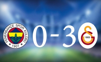 Galatasaray, Fenerbahçe'yi 3-0 mağlup etti