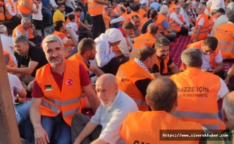 Şanlıurfa Gazze için tek yürek