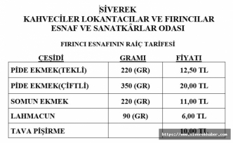 Başkan Bucak devreye girdi, ekmek fiyatı yeniden düzenlendi