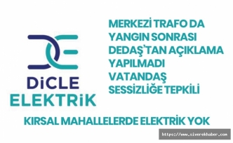 Siverek'te Trafo Yangını: Elektriksiz Kalan Mahalleler DEDAŞ’a Tepkili