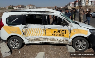 Siverek Hastane kavşağında feci kaza: 1'i ağır 4 yaralı