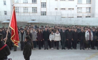 Şanlıurfa’da tüm okullarda 1 dakikalık saygı duruşu