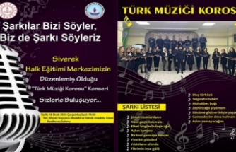 Siverek'te 'Türk Müziği Korosu' konseri düzenlenecek