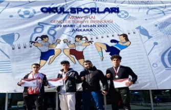 Öğrenciler Muaythai branşında Siverek’e 3 madalya kazandırdı