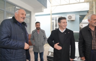 AK Parti Siverek  Belediye Başkan Adayı Bucak, oto galericiler sitesini ziyaret etti