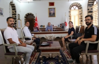 Uluslararası Göbeklitepe Kültür ve Spor Derneği’nden Kaymakam Salih Sak’a Hayırlı Olsun Ziyareti