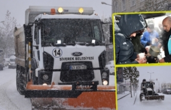 Siverek Belediyesi'nden kar ile topyekûn mücadele