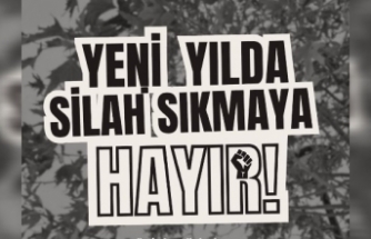 Siverek'te yılbaşı silahlarına karşı "Dur" çağrısı