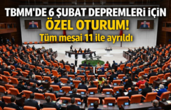 TBMM'de 6 Şubat depremleri için özel oturum! Tüm mesai 11 ile ayrıldı