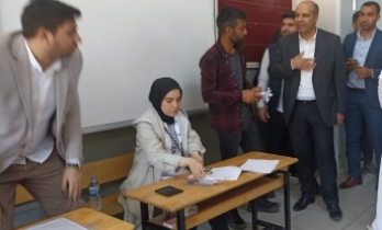 İlçe Başkanı Lale, sandık kurulu üyelerini ziyaret etti