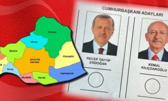 Şanlıurfa’nın ilçelerindeki cumhurbaşkanı seçim sonuçları