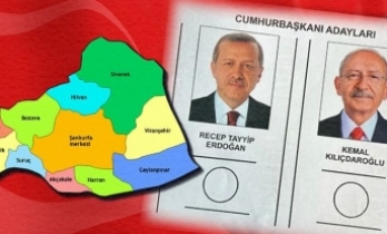 Şanlıurfa’nın ilçelerindeki cumhurbaşkanı seçim sonuçları