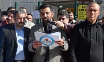 Şanlıurfa Eğitim Gücü Sen sendikasından basın açıklaması 