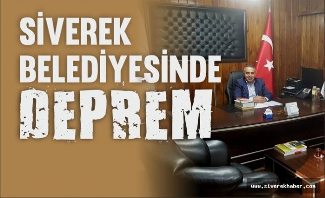 Siverek Belediyesinde İstifa Depremi