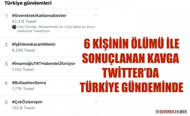 Siverek Twitter'da Türkiye Gündeminde!