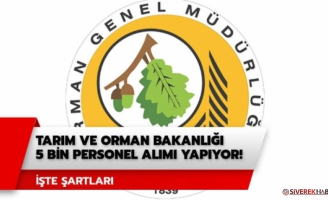 Başvurular başladı! 5 bin personel alınacak...