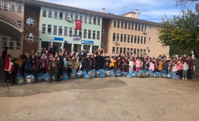 İlkokul öğrencilerinden anlamlı proje 