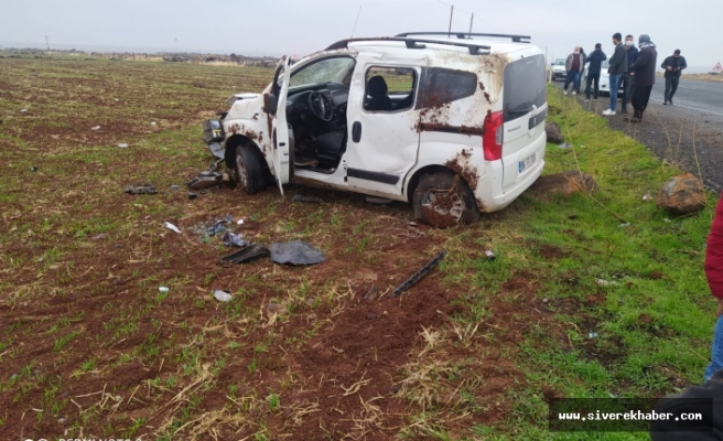 Siverek'te iki ayrı kazada: 6 kişi yaralandı