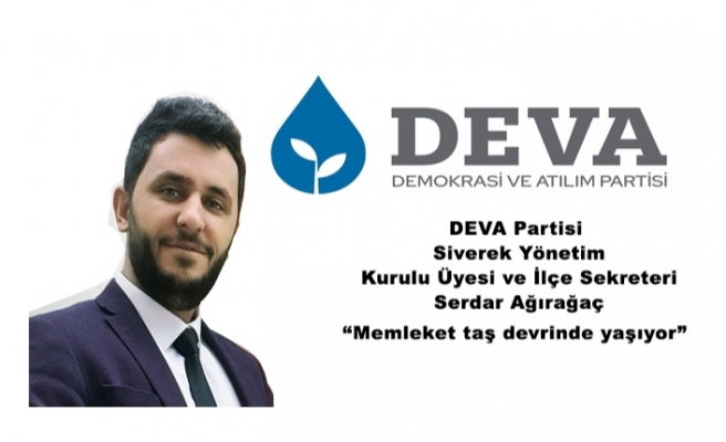 DEVA Partisi Siverek'teki sorunlara dikkat çekti