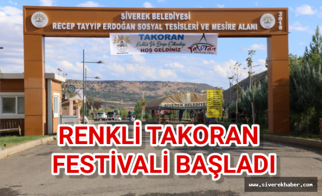 Takoran Geleneksel Kültür ve Doğa festivali başladı