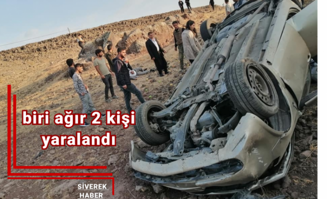 Siverek’te trafik kazasında biri ağır 2 kişi yaralandı