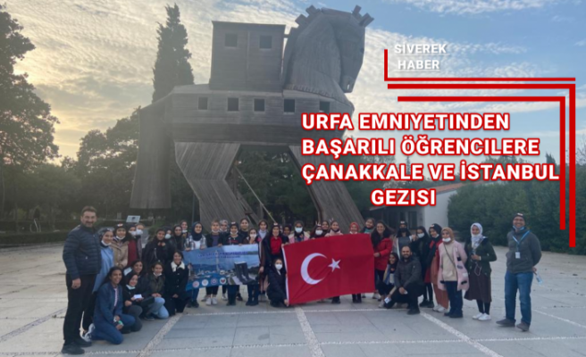 Başarılı 40 öğrenciye Çanakkale ve İstanbul gezisi