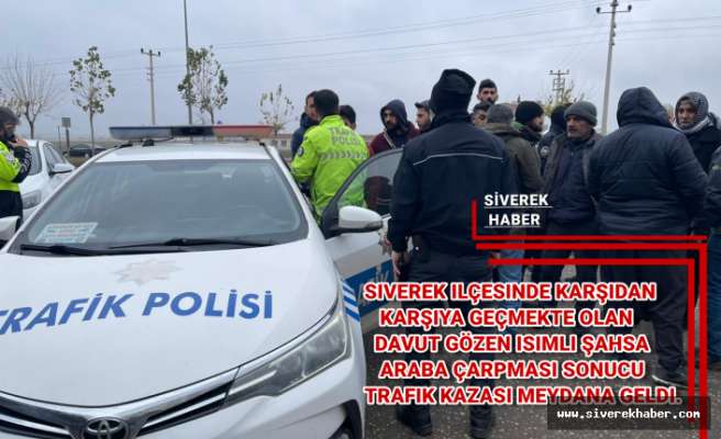 Siverek’te trafik kazası: 1 yaralı