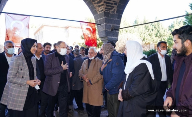 AK Parti Milletvekili Gülpınar Siverek'te temaslarda bulundu