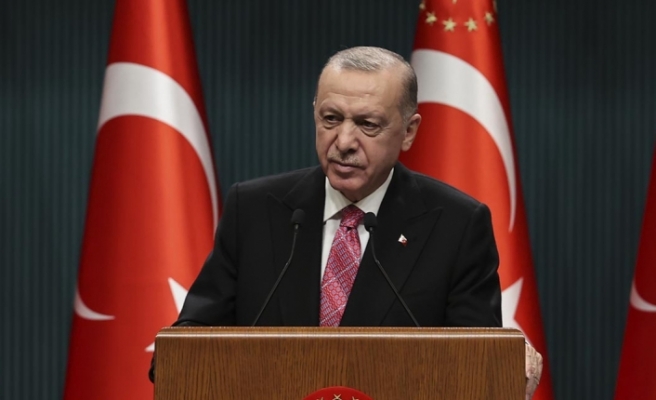 Cumhurbaşkanı Erdoğan Kabine toplantısı sonrasında açıklama yapıyor