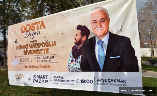 Nihat Hatipoğlu ‘Dosta Doğru’ programıyla Sivereklilerle buluşacak