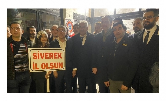 YRP Genel Başkanı Erbakan'dan Siverek'e il sözü