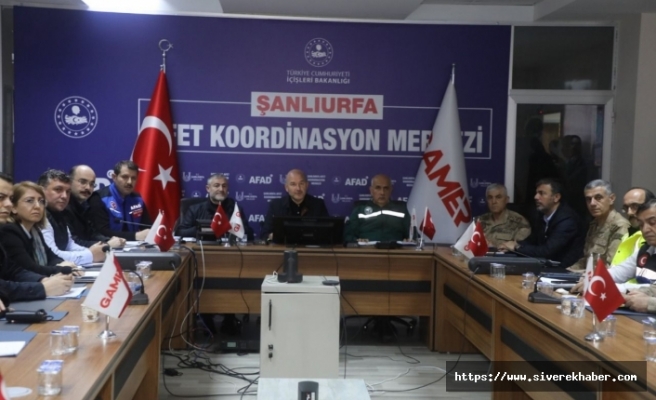 Bakanlar sel felaketinin vurduğu Urfa’da Can Kaybı: 12