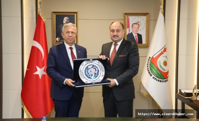 Mansur Yavaş'tan Başkan Gülpınar'a ziyaret