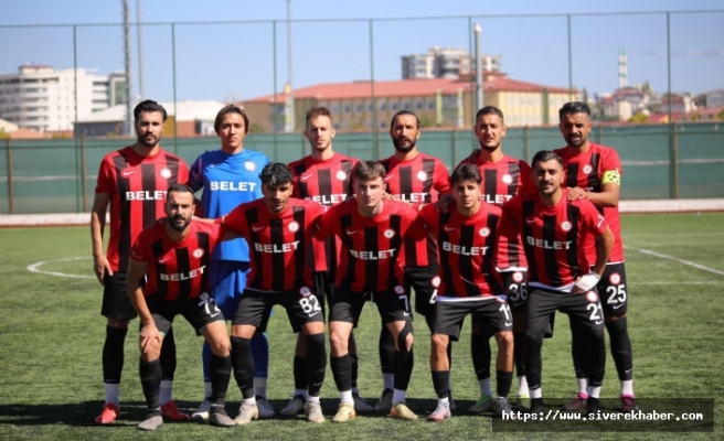 Siverek Belediyespor sezonun ilk galibiyetini Sivas'ta aldı