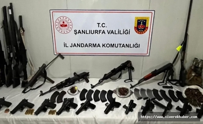Siverek'te silah kaçakçılığı operasyonu!