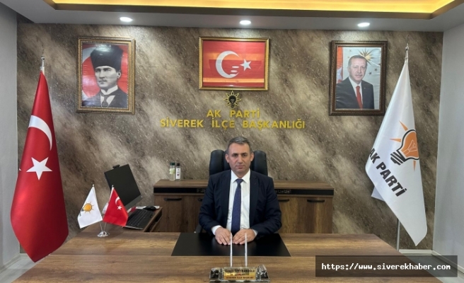 AK Parti Siverek İlçe Başkanı Özeyranoğlu’ndan Ramazan Bayramı Mesajı