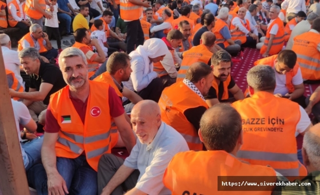 Şanlıurfa Gazze için tek yürek