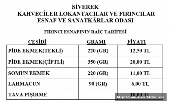Başkan Bucak devreye girdi, ekmek fiyatı yeniden düzenlendi
