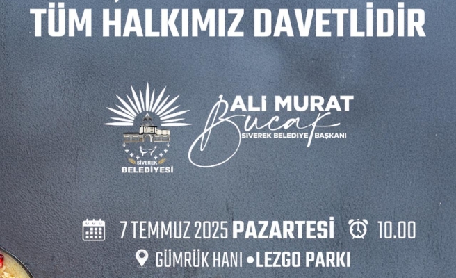 Siverek Belediyesi’nden Aşure Günü Etkinliği: Tüm Halkımız Davetlidir