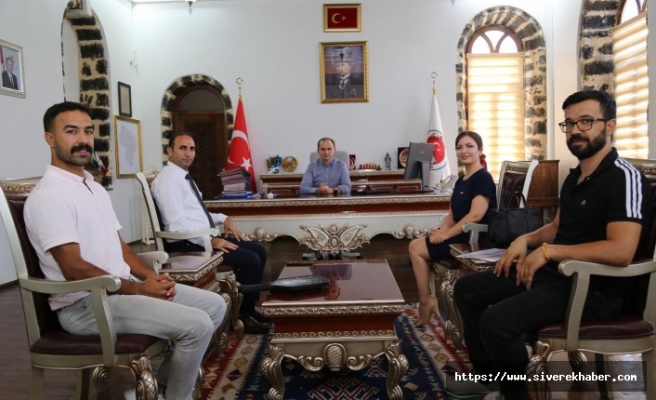 Uluslararası Göbeklitepe Kültür ve Spor Derneği’nden Kaymakam Salih Sak’a Hayırlı Olsun Ziyareti