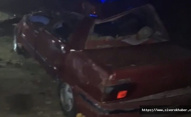 Siverek-Çermik kara yolunda otomobil şarampole uçtu: 1 Ölü