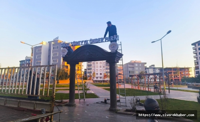 Siverek'te Sırrı Süreyya Önder'in ismi parka verildi