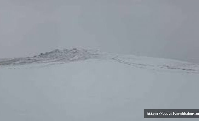 Karacadağ'da yoğun kar yağışı ve sis etkili oluyor