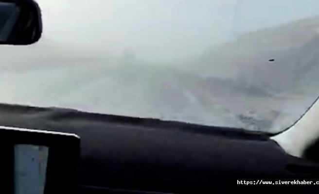 Siverek'te Yoğun Sis: Sürücüler Zor Anlar Yaşıyor