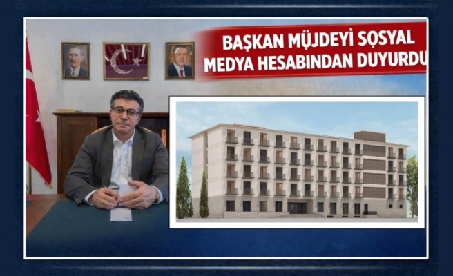 Başkan müjdeyi sosyal medya hesabından duyurdu