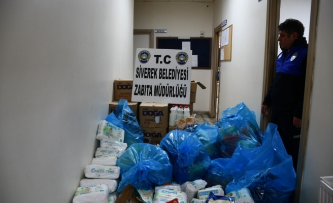 Siverek'te denetimlerde tespit edilen 5 ton bozuk ürün imha edildi