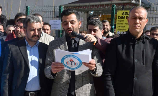 Şanlıurfa Eğitim Gücü Sen sendikasından basın açıklaması 